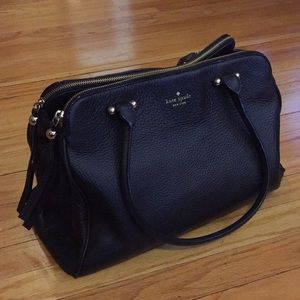 Kate Spade black leather bag